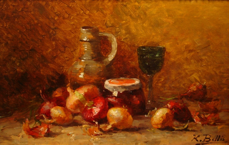 “Still life with Onions and Goblet”