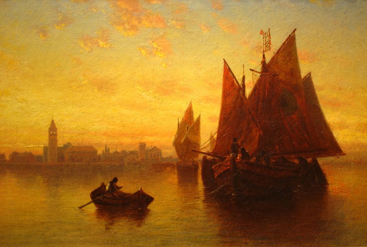 “Sunset on the Lagoon, Venice”