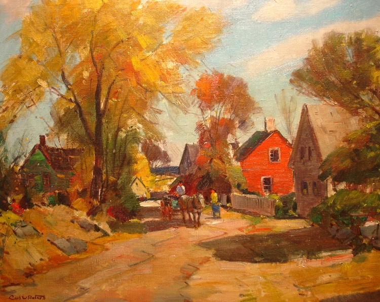 “The Red House, Autumn”