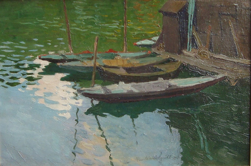 Paul Louis Guilbert's “Boats on the Seine”