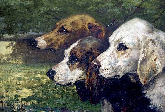 Charlotte Connard's “Three Dogs”
