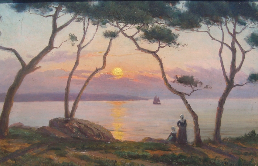 “Sunset in Brittany”