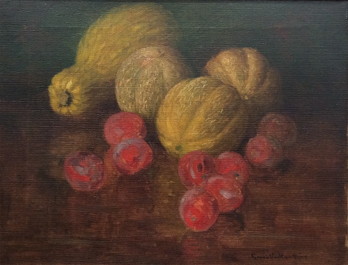 “Still Life with Melons and Plums”