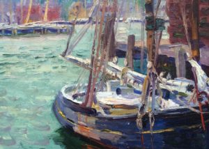 “Boats at Gloucester Wharf”