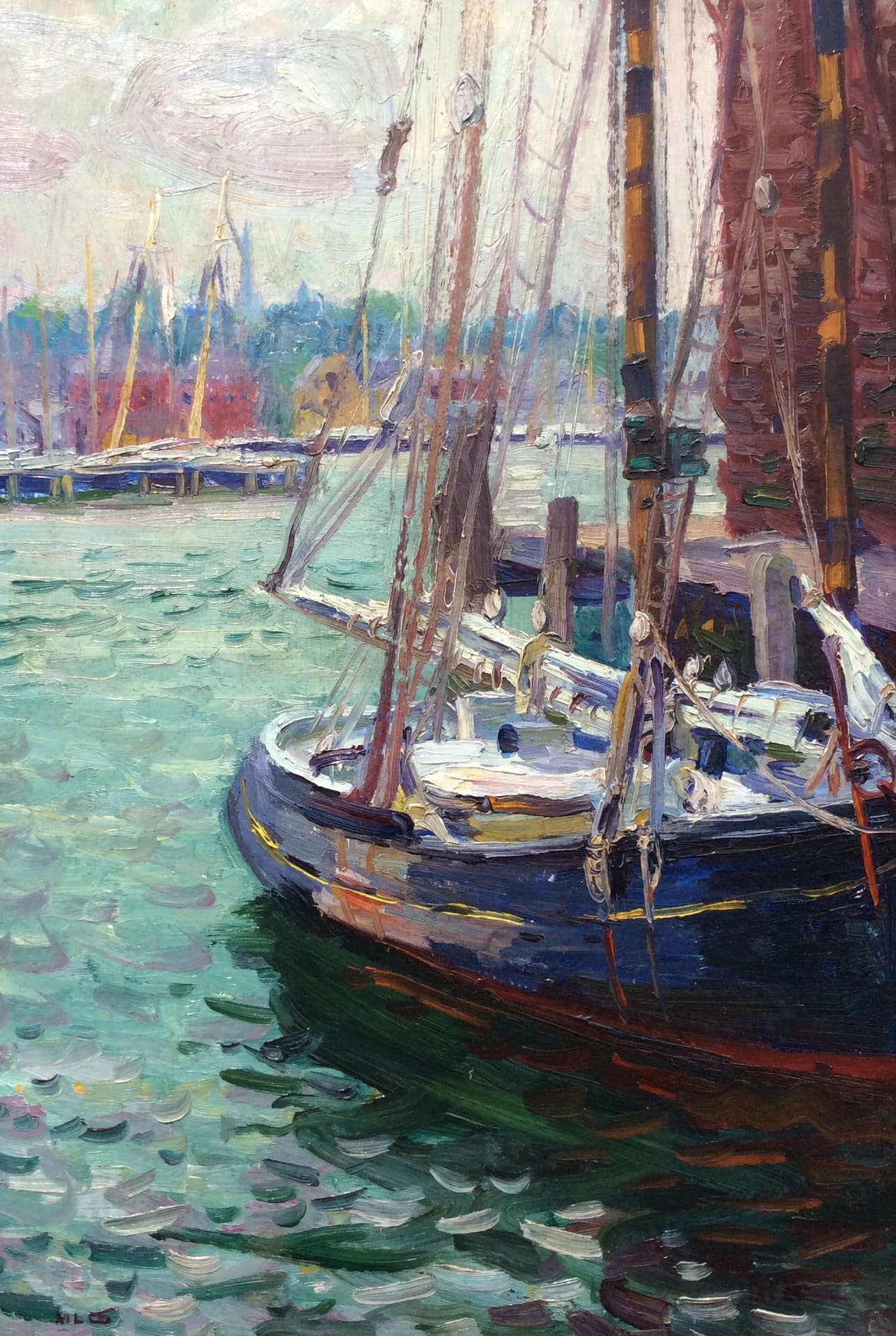 “Boats at Gloucester Wharf”