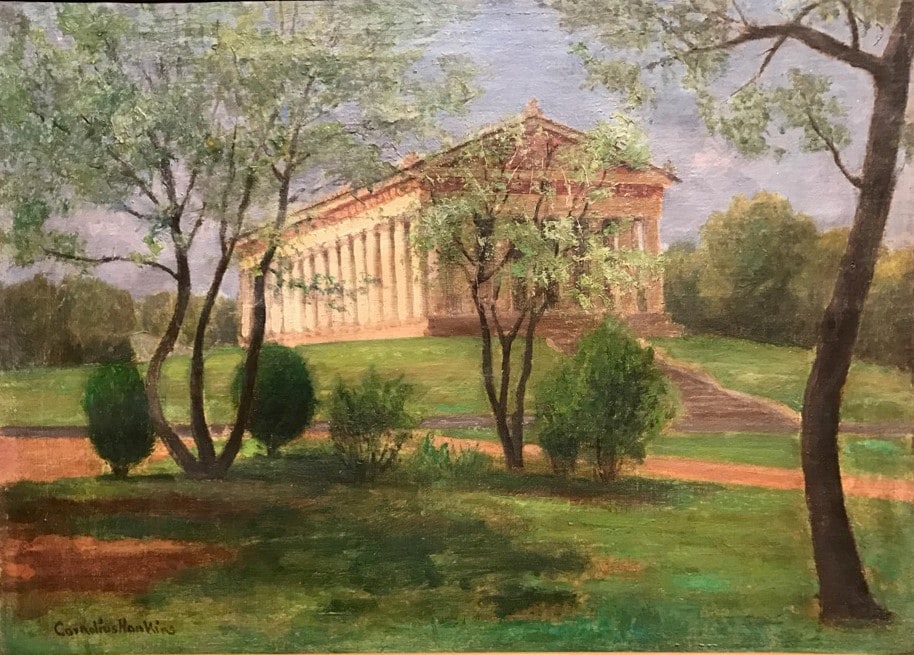 Cornelius Hankins' “Parthenon”, set in Nashville's Centennial Park