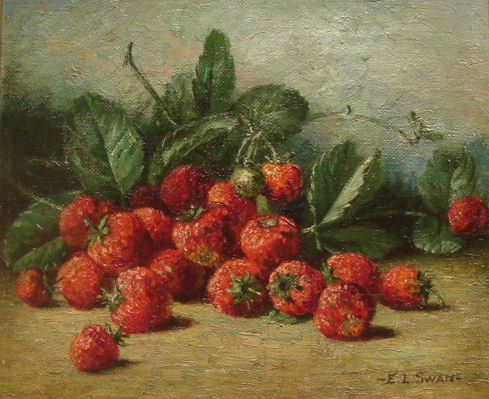 “Still Life of Strawberries”