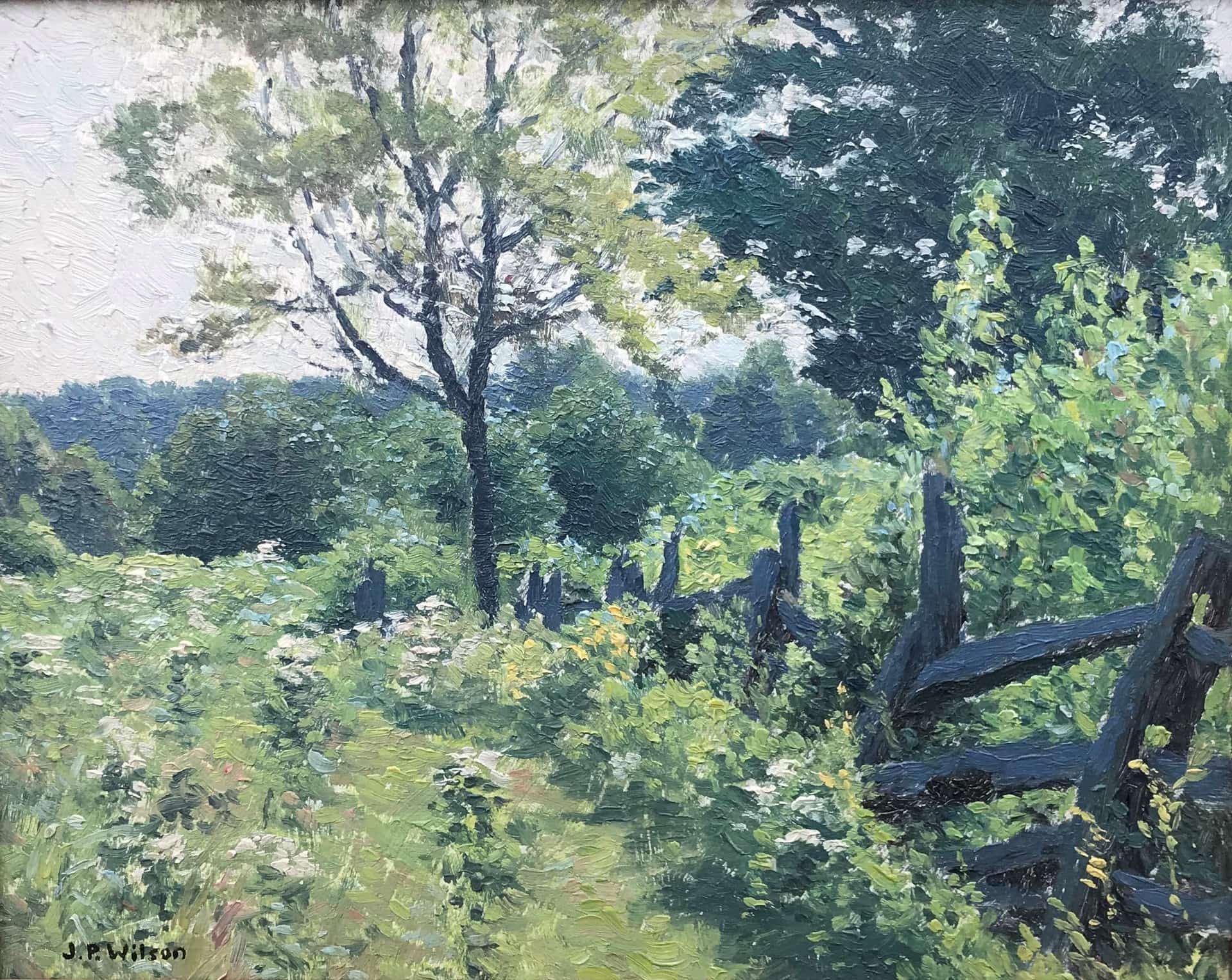 J. P. Wilson's Landscape with Fence