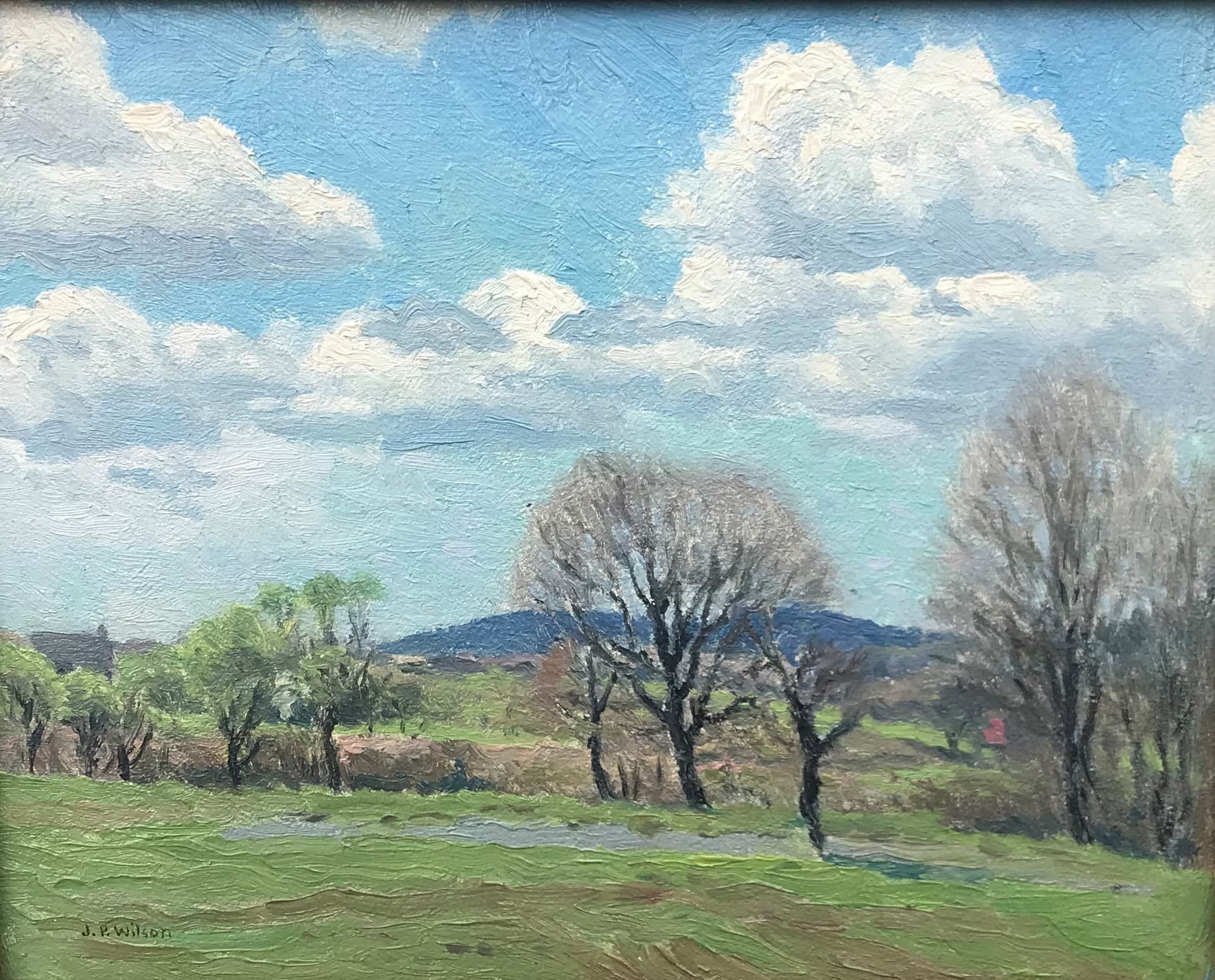 J. P. Wilson's Summer Landscape with Cloudy Sky